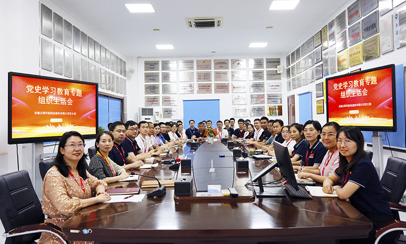 元琛科技党支部组织召开党史学习教育专题组织生活会